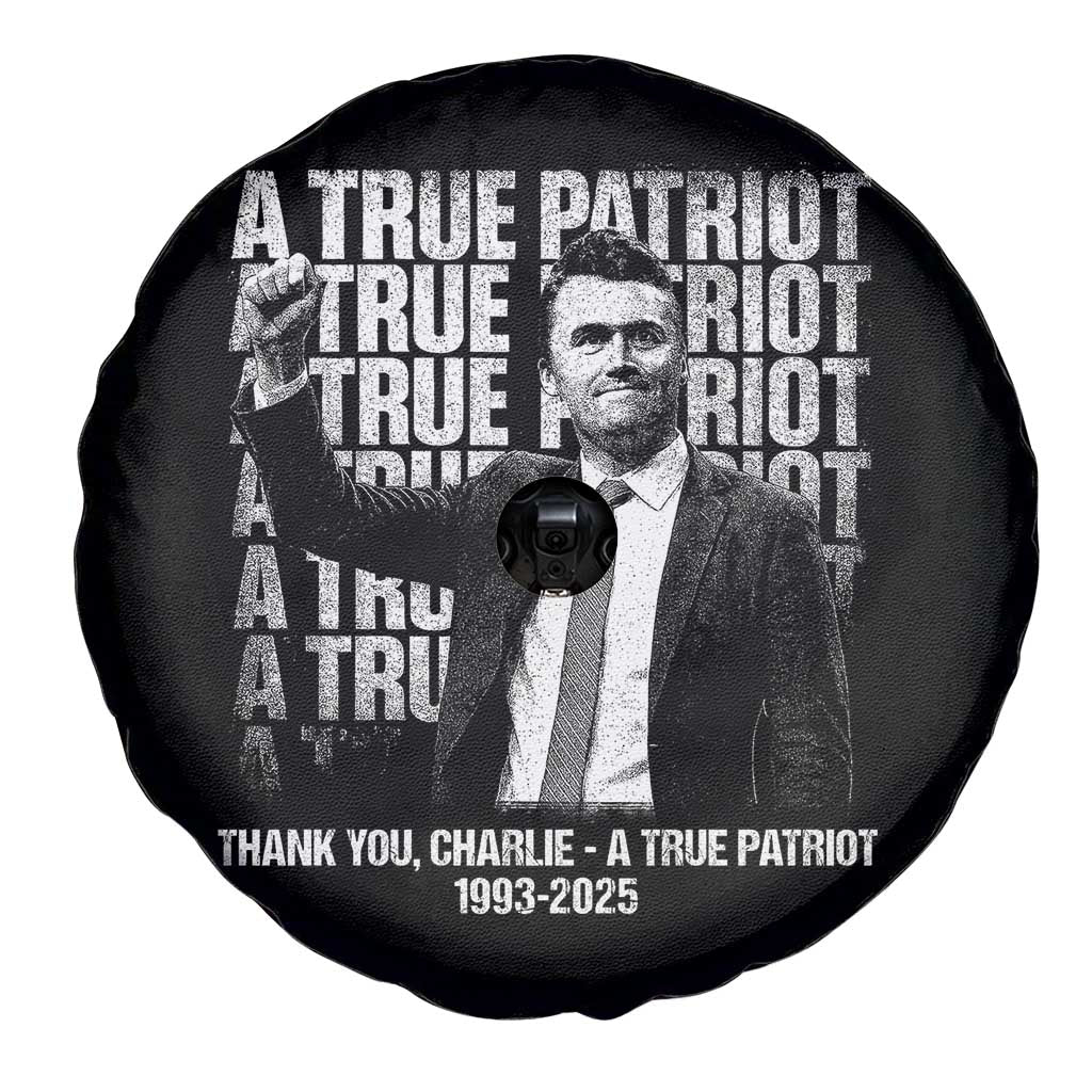 Charlie Kirk Freedom Spare Tire Cover Vintage A True Patriot Patriotic American - Wonder Print Shop