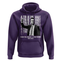 Charlie Kirk Freedom Hoodie Vintage A True Patriot Patriotic American - Wonder Print Shop