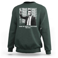Charlie Kirk Freedom Sweatshirt Vintage A True Patriot Patriotic American - Wonder Print Shop