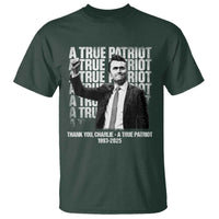 Charlie Kirk Freedom T Shirt Vintage A True Patriot Patriotic American - Wonder Print Shop