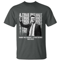 Charlie Kirk Freedom T Shirt Vintage A True Patriot Patriotic American - Wonder Print Shop