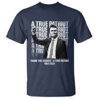 Charlie Kirk Freedom T Shirt Vintage A True Patriot Patriotic American - Wonder Print Shop