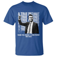 Charlie Kirk Freedom T Shirt Vintage A True Patriot Patriotic American - Wonder Print Shop