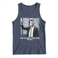 Charlie Kirk Freedom Tank Top Vintage A True Patriot Patriotic American - Wonder Print Shop
