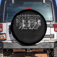 Charlie Kirk Freedom Spare Tire Cover A True Patriot Patriotic American - Wonder Print Shop