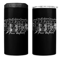 Charlie Kirk Freedom 4 in 1 Can Cooler Tumbler A True Patriot Patriotic American - Wonder Print Shop