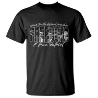 Charlie Kirk Freedom T Shirt A True Patriot Patriotic American - Wonder Print Shop