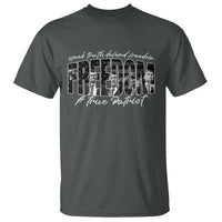 Charlie Kirk Freedom T Shirt A True Patriot Patriotic American - Wonder Print Shop