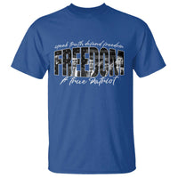 Charlie Kirk Freedom T Shirt A True Patriot Patriotic American - Wonder Print Shop
