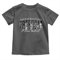 Charlie Kirk Freedom Toddler T Shirt A True Patriot Patriotic American - Wonder Print Shop