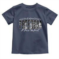 Charlie Kirk Freedom Toddler T Shirt A True Patriot Patriotic American - Wonder Print Shop