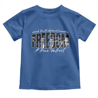 Charlie Kirk Freedom Toddler T Shirt A True Patriot Patriotic American - Wonder Print Shop