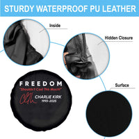Charlie Kirk Memorial Spare Tire Cover Freedom Shouldnt Cost This Much - Wonder Print Shop