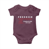 Charlie Kirk Memorial Baby Onesie Freedom Shouldnt Cost This Much - Wonder Print Shop