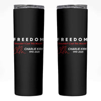 Charlie Kirk Memorial Skinny Tumbler Freedom Shouldnt Cost This Much - Wonder Print Shop