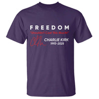 Charlie Kirk Memorial T Shirt Freedom Shouldnt Cost This Much - Wonder Print Shop