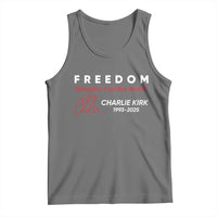 Charlie Kirk Memorial Tank Top Freedom Shouldnt Cost This Much - Wonder Print Shop