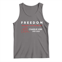 Charlie Kirk Memorial Tank Top Freedom Shouldnt Cost This Much - Wonder Print Shop