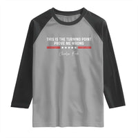 This is The Turning Point Raglan Shirt Charlie Kirk Prove Me Wrong - Wonder Print Shop