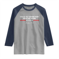 This is The Turning Point Raglan Shirt Charlie Kirk Prove Me Wrong - Wonder Print Shop