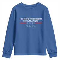 This is The Turning Point Youth Sweatshirt Charlie Kirk Prove Me Wrong - Wonder Print Shop