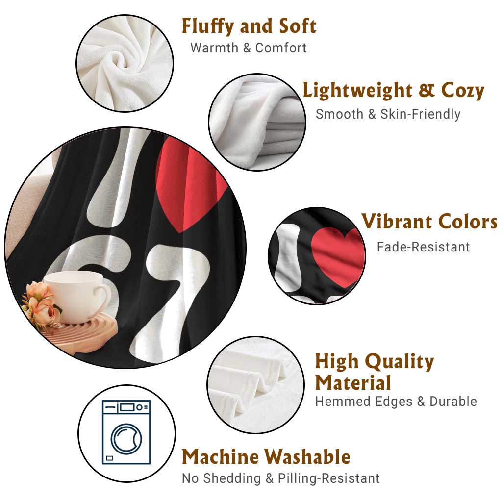 I Love 67 Throw Blanket 67th Birthday Six Seven Funny Gen Alpha Slang Saying - Wonder Print Shop