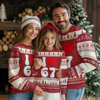 I Love 67 Ugly Christmas Sweater 67th Birthday Six Seven Funny Gen Alpha Slang Saying - Wonder Print Shop