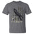 Funny Crow T Shirt F-Caw-F Raven Camo USA Flag Adult Humor - Wonder Print Shop