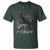 Funny Crow T Shirt F-Caw-F Raven Camo USA Flag Adult Humor - Wonder Print Shop