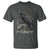 Funny Crow T Shirt F-Caw-F Raven Camo USA Flag Adult Humor - Wonder Print Shop
