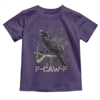 Funny Crow Toddler T Shirt F-Caw-F Raven Camo USA Flag Adult Humor - Wonder Print Shop