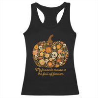 My Favorite Season is the Fall of Fascism Racerback Tank Top Social Justice Halloween Activist - Wonder Print Shop