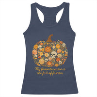 My Favorite Season is the Fall of Fascism Racerback Tank Top Social Justice Halloween Activist - Wonder Print Shop