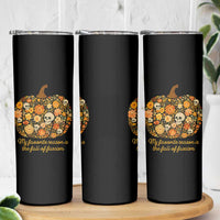 My Favorite Season is the Fall of Fascism Skinny Tumbler Social Justice Halloween Activist - Wonder Print Shop
