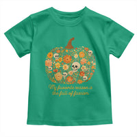 My Favorite Season is the Fall of Fascism Toddler T Shirt Social Justice Halloween Activist - Wonder Print Shop