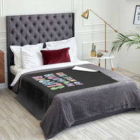 Big Fan Of Human Rights Throw Blanket Social Justice Equality Activist - Wonder Print Shop