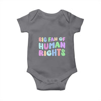 Big Fan Of Human Rights Baby Onesie Social Justice Equality Activist - Wonder Print Shop