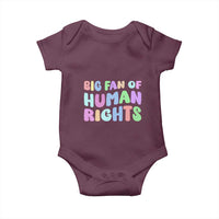 Big Fan Of Human Rights Baby Onesie Social Justice Equality Activist - Wonder Print Shop