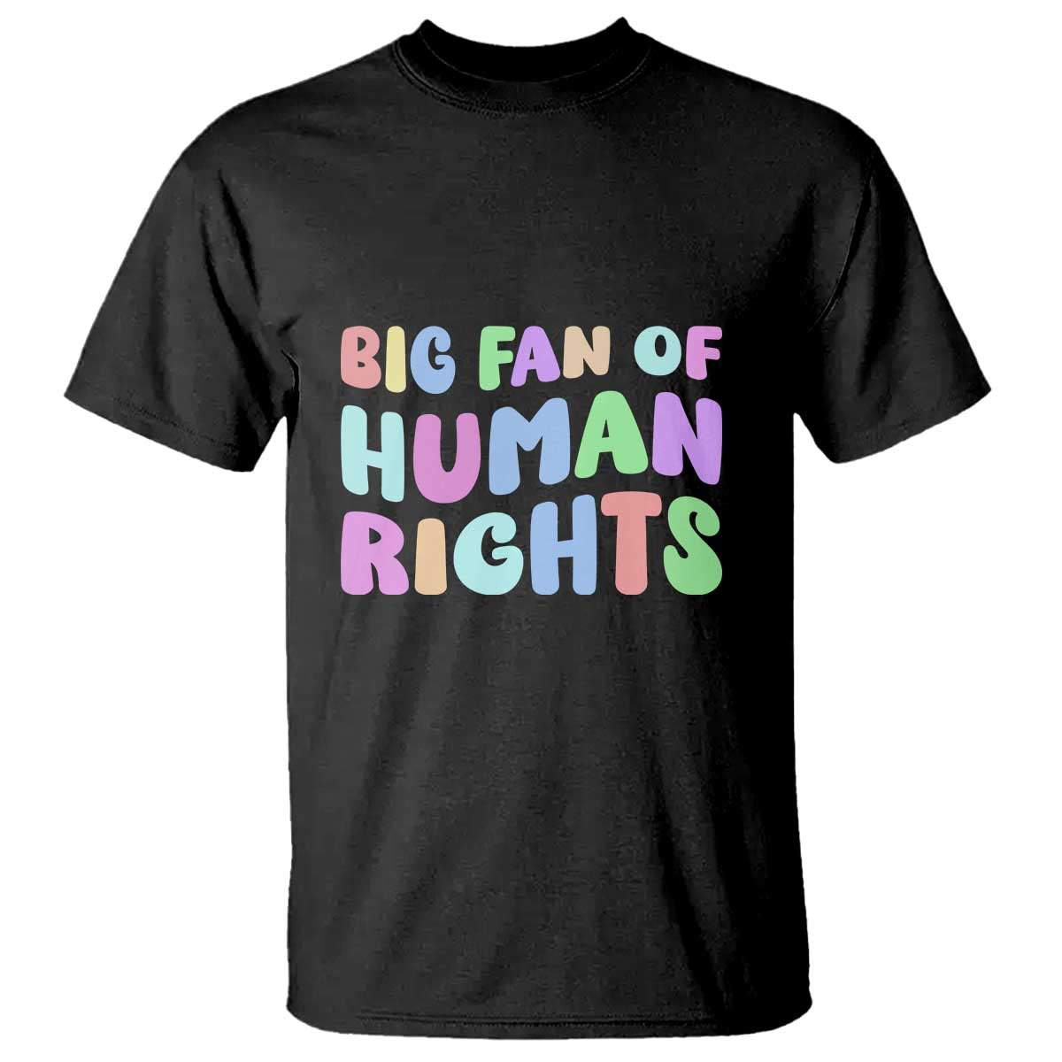 Big Fan Of Human Rights T Shirt Social Justice Equality Activist - Wonder Print Shop