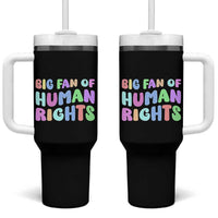Big Fan Of Human Rights Tumbler With Handle Social Justice Equality Activist - Wonder Print Shop