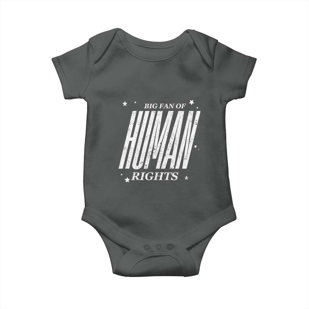 Big Fan Of Human Rights Baby Onesie Equality Activist - Wonder Print Shop