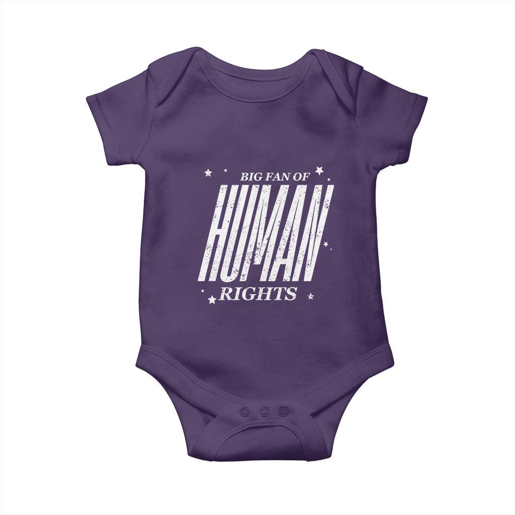 Big Fan Of Human Rights Baby Onesie Equality Activist - Wonder Print Shop
