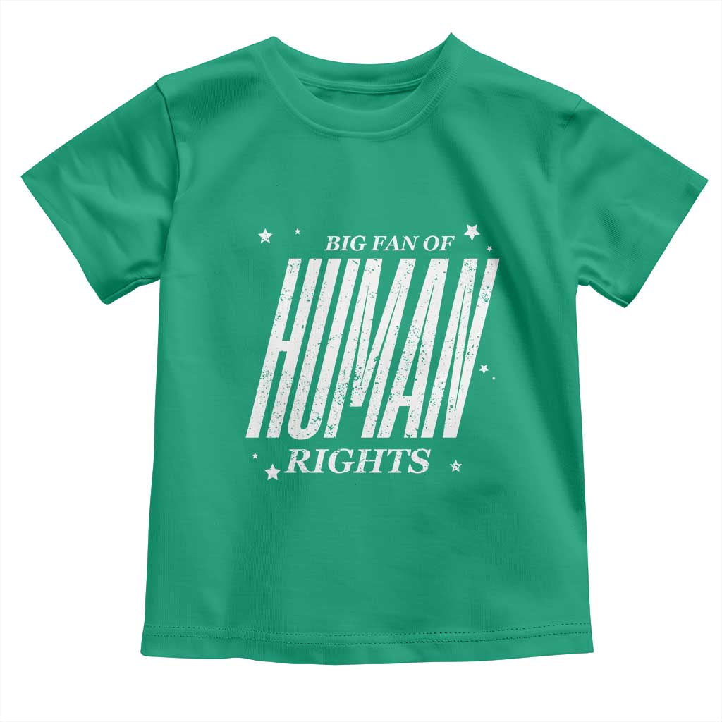 Big Fan Of Human Rights Toddler T Shirt Equality Activist - Wonder Print Shop