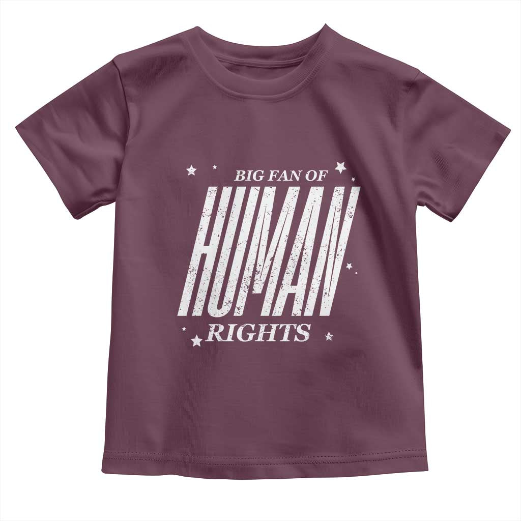 Big Fan Of Human Rights Toddler T Shirt Equality Activist - Wonder Print Shop