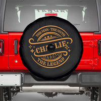 Charlie Kirk Memorial Spare Tire Cover Vintage The Man The Myth The Legend - Wonder Print Shop