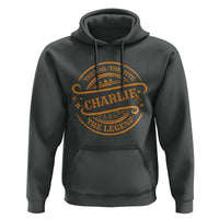 Charlie Kirk Memorial Hoodie Vintage The Man The Myth The Legend - Wonder Print Shop