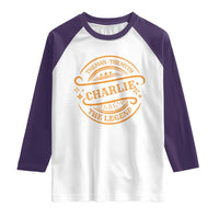 Charlie Kirk Memorial Raglan Shirt Vintage The Man The Myth The Legend - Wonder Print Shop
