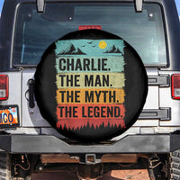Charlie The Man The Myth The Legend Spare Tire Cover Retro Vintage - Wonder Print Shop