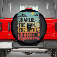 Charlie The Man The Myth The Legend Spare Tire Cover Retro Vintage - Wonder Print Shop