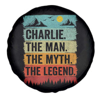 Charlie The Man The Myth The Legend Spare Tire Cover Retro Vintage - Wonder Print Shop